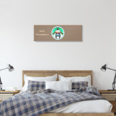 Turtle Panda Leinwanddruck (Insitu (Schlafzimmer))