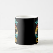 Turtle Papa Vintag Retro Vatertag Geschenk Kaffeetasse (Mittel)