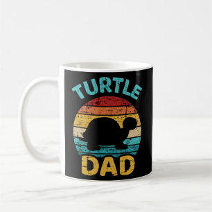Turtle Papa Vintag Retro Vatertag Geschenk Kaffeetasse