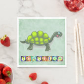 Turtle Paper Napkin Serviette (Beispiel)