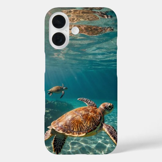 Turtle Parade Case-Mate iPhone Hülle (Rückseite)