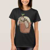 Turtle Pflanze Pot Pflanze T-Shirt (Vorderseite)
