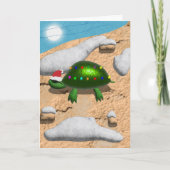 Turtle-Phantastische Weihnachten Karte (Vorderseite)