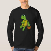 Turtle plays and loves Basketball T-Shirt (Vorderseite)