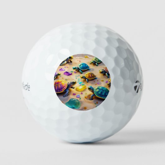 "Turtle Playtime Palooza" Golfball (Vorderseite)
