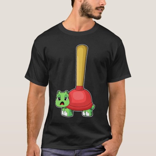 Turtle Plunger T-Shirt (Vorderseite)