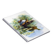 Turtle Pond Watercolor Reflection Notebook Notizblock (Rechte Seite)