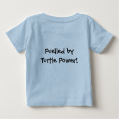 "Turtle Power" Niedlich Turtle Foto T - Shirt (Rückseite)