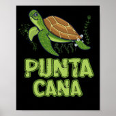 Turtle Punta Cana Dominikanische Republik Souvenir Poster (Vorne)