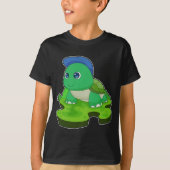 Turtle Pupil Cap School T-Shirt (Vorderseite)