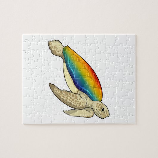 Turtle Rainbow Puzzle (Horizontal)