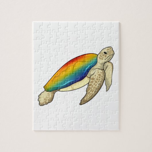 Turtle Rainbow Puzzle (Vertikal)