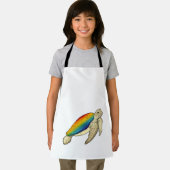 Turtle Rainbow Schürze (Insitu)