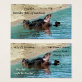 Turtle Random Acts of Kindness Card (Vorne & Hinten)