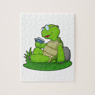 Turtle Reading Book Puzzle