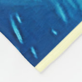 Turtle Reef Glow Design Fleecedecke (Ecke)