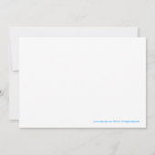 Turtle Reef Seaturtle 12x18 Geburtstag Einladung (Rückseite)