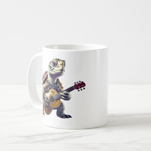 Turtle Rock and Roll Tasse (Vorderseite Links)