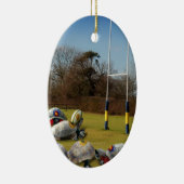 Turtle Rugby Keramikornament (Rechts)