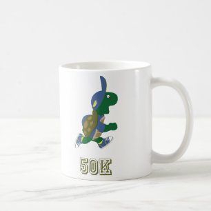 Turtle Runner 50K - blau Kaffeetasse