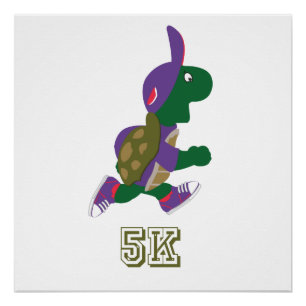 Turtle Runner 5K - Lila Poster