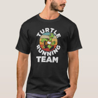 Turtle Running Team Funny Running T - Shirt