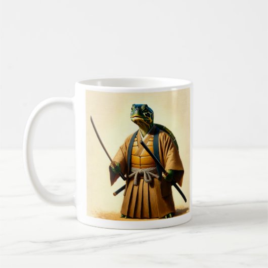 Turtle Samurai Kaffeetasse (Links)