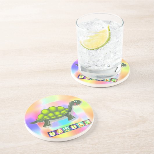 Turtle Sandstone Untersetzer (Seite)
