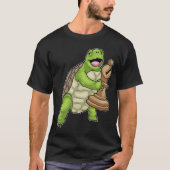 Turtle Schach Bishop Schach T-Shirt (Vorderseite)