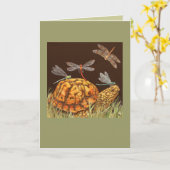 Turtle School Buskarte Karte (Gelbe Blume)