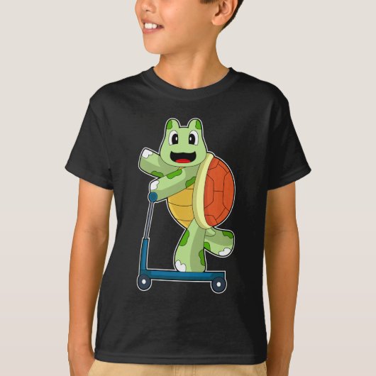 Turtle Scooter T-Shirt (Vorderseite)