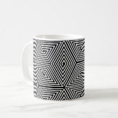Turtle shell [black] - Japanese Pattern Kaffeetasse (Vorderseite Links)