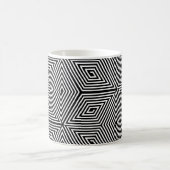 Turtle shell [black] - Japanese Pattern Kaffeetasse (Mittel)