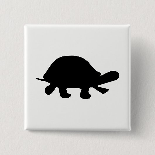 Turtle-Silhouette Button (Vorderseite)