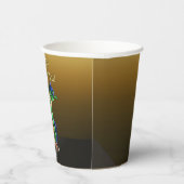 Turtle Skateboarder Birthday Pappbecher (Rechts)