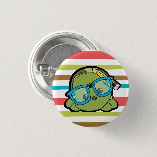 Turtle Smarty Button (Vorne & Hinten)