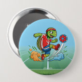 Turtle-Soccer-Spieler mit Team USA Button (Vorne & Hinten)