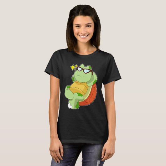 Turtle-Sonnenbrille T-Shirt (Vorne ganz)