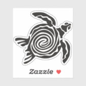 Turtle Spiral Contour Stickers Aufkleber (Blatt)