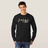 Turtle St Bernard Heartbeat Dog T-Shirt (Vorne ganz)