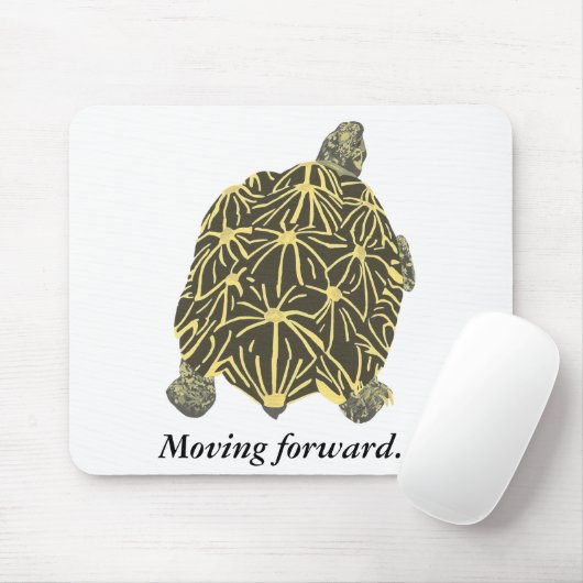 Turtle, star tortoise, painting mousepad (Mit Mouse)
