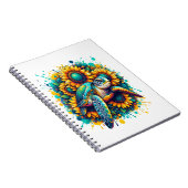 Turtle Sunflower Notizblock (Rechte Seite)