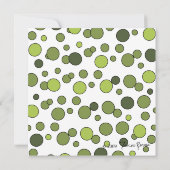 Turtle-Süsse Einladung (Rückseite)