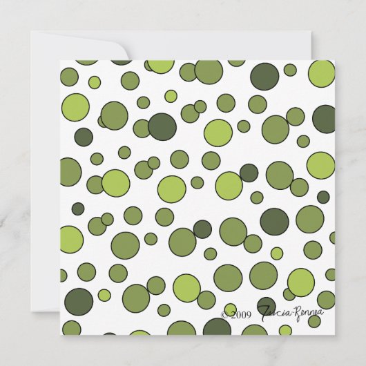 Turtle-Süsse Einladung (Rückseite)