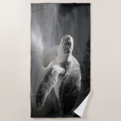 Turtle Swimmer Strandtuch (Vorderseite)
