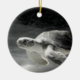 Turtle Tank Christmas Keramikornament