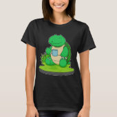 Turtle-Tasse-Kaffee T-Shirt (Vorderseite)