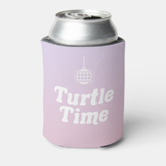 Turtle Time Coozie Dosenkühler (Kanne Rückseite)