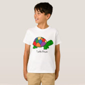 Turtle Time - Kids American Apparel T - Shirt (Vorne ganz)