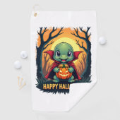 Turtle Tortoise Boo Vampire Trick oder Treat Hallo Golfhandtuch (Insitu)